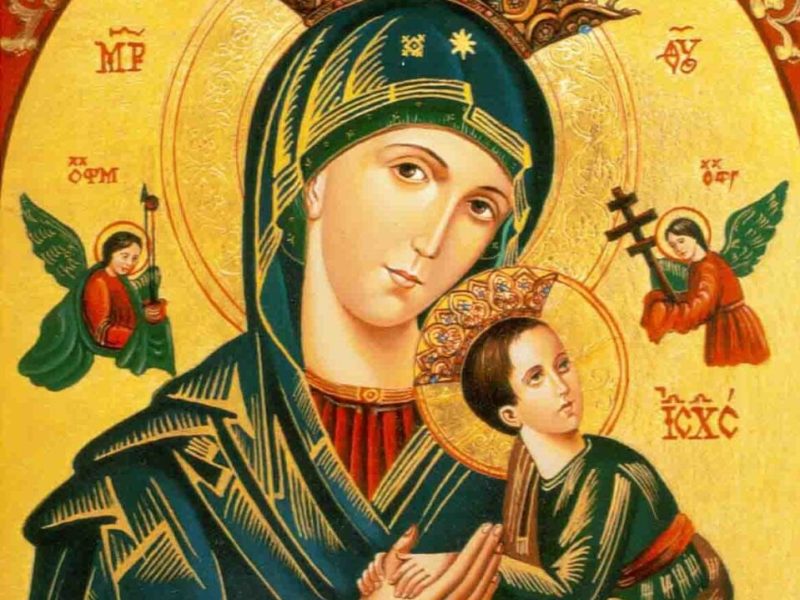 O ícone de Nossa Senhora do Perpétuo Socorro