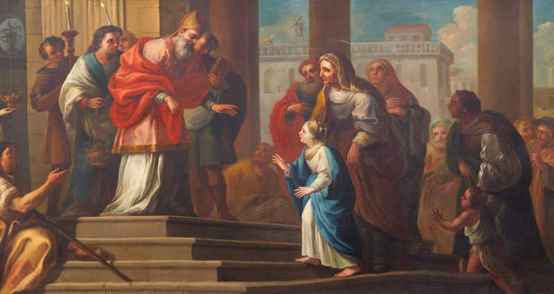 Como foi a apresentação de Maria no Templo?